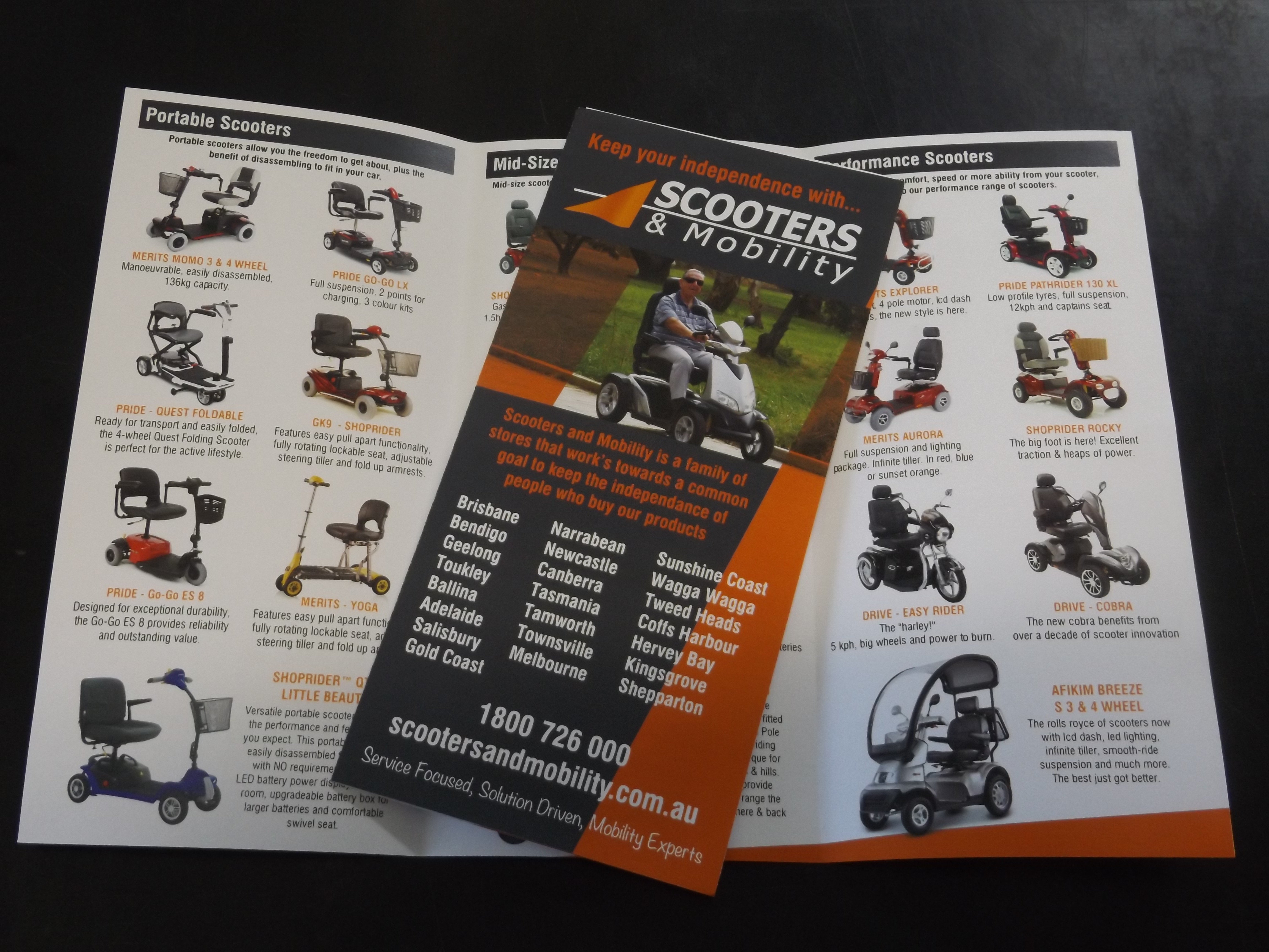 Scooters Mobility Brochures